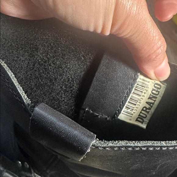 DURANGO - Men's 11" Leather Harness Boot, Black Slip & Oil Resistance Outsole 8D - Picture 5 of 10